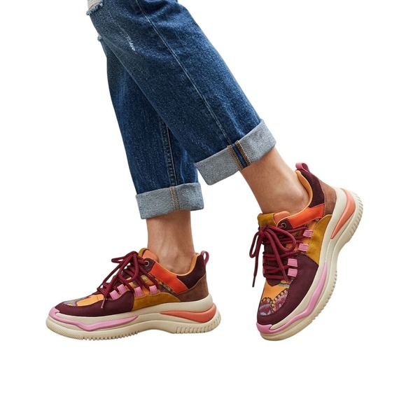FARM Rio Shoes - Farm‎ Rio Women's Size 7 Abstract Urban Trendy Chunky Low Top Sneakers Shoes
